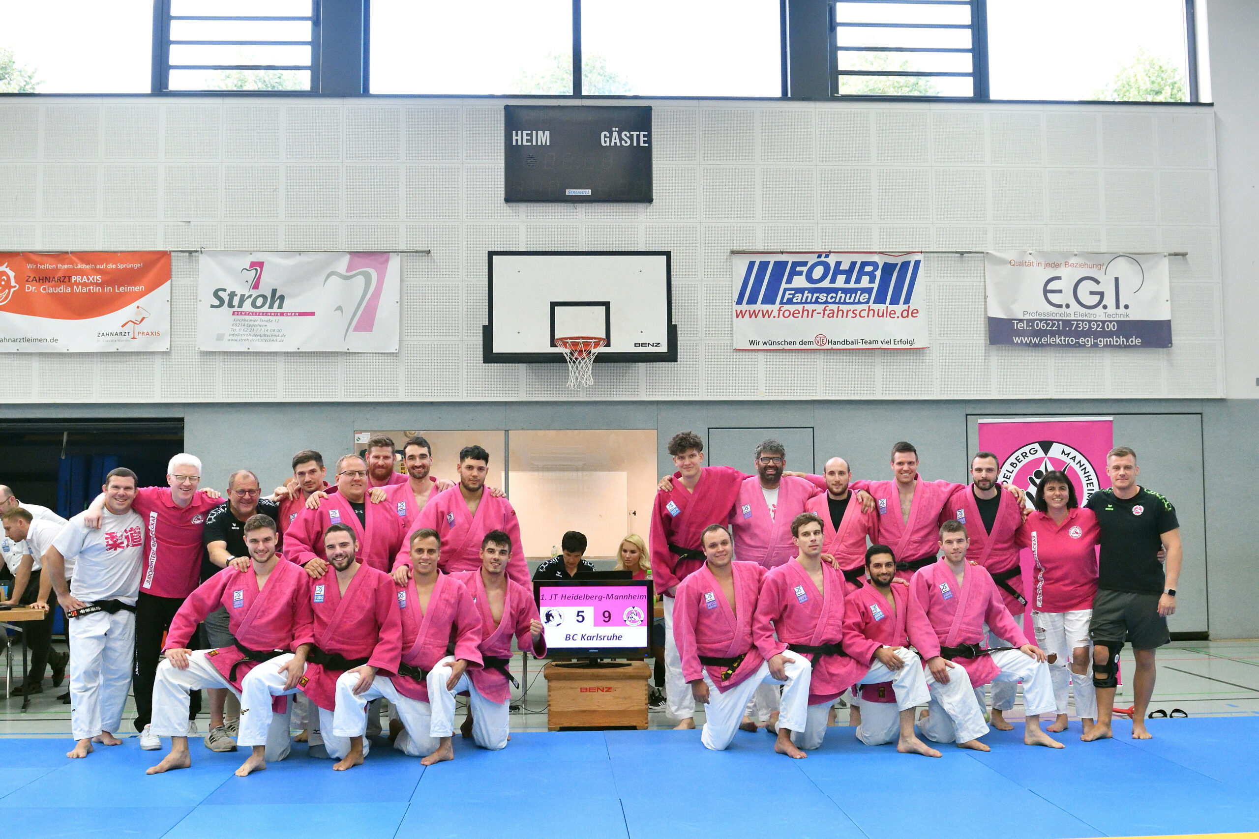 Read more about the article 1. Judoteam Heidelberg-Mannheim ist Meister! – Judofighters gewinnen 2. Bundesliga Süd!