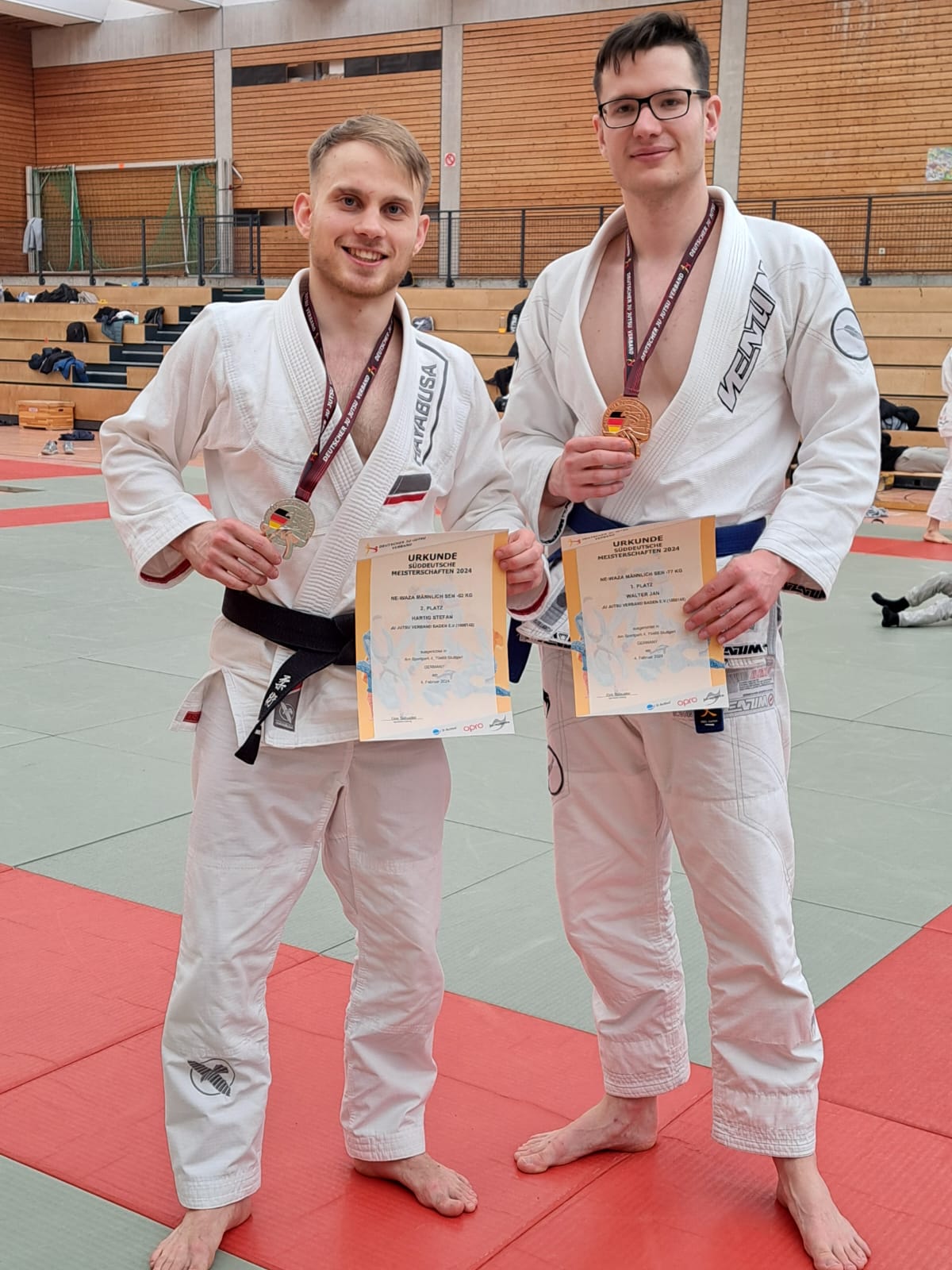 Mehr über den Artikel erfahren Süddeutsche Meisterschaft im Ju-Jutsu: 2 Podiumsplätze!
