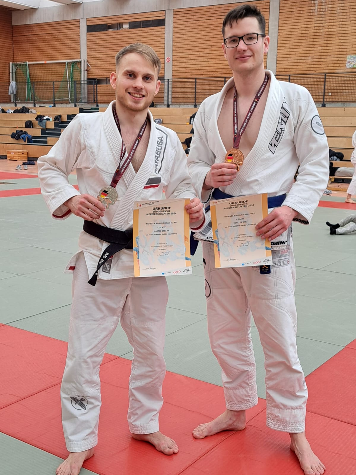 Read more about the article Süddeutsche Meisterschaft im Ju-Jutsu: 2 Podiumsplätze!